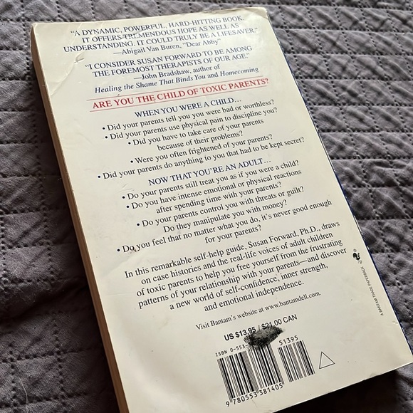 Toxic Parents - A Book by Susan Forward - Picture 4 of 7
